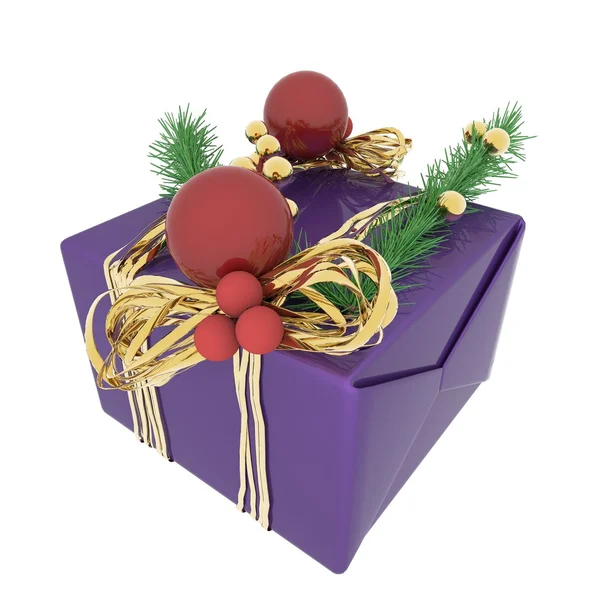 Christmas gift box — Stock Photo, Image