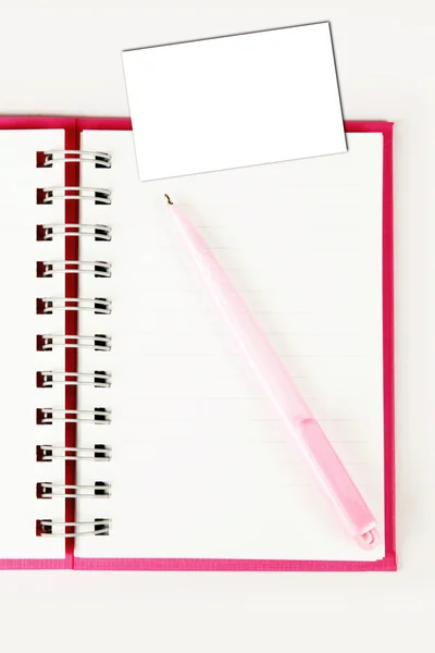 Isolated pink agenda. — Stock Photo, Image