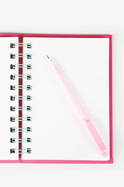 Isolated pink agenda. — Stock Photo, Image