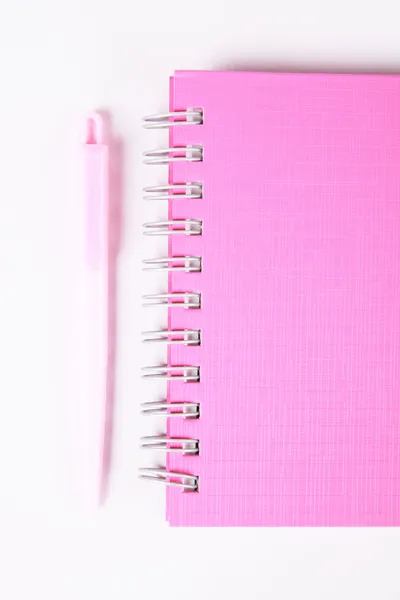 Isolated pink agenda. — Stock Photo, Image
