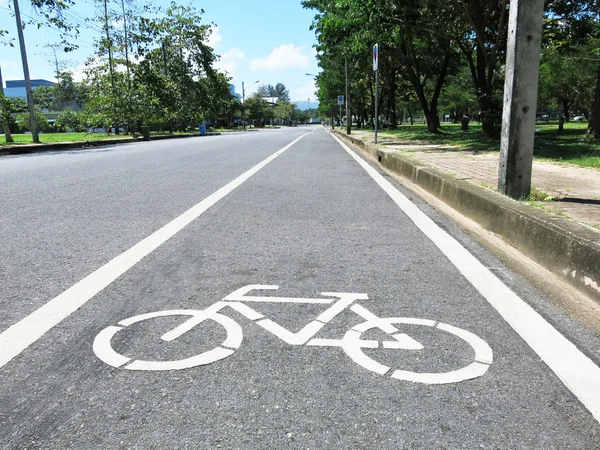 Bicycle road sign . — Stock Photo, Image