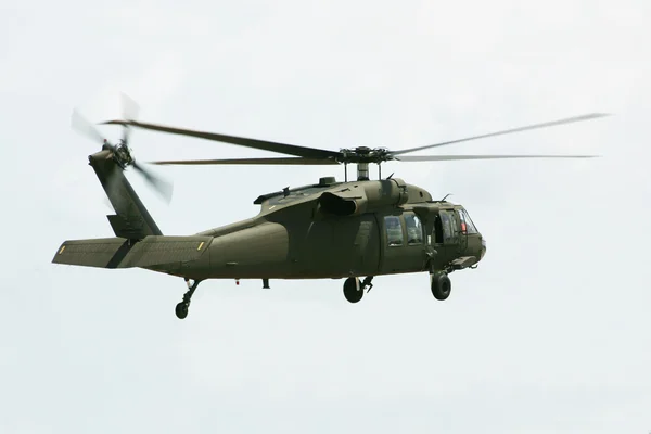 Hélicoptère, détails de cabine et rotor  . — Photo