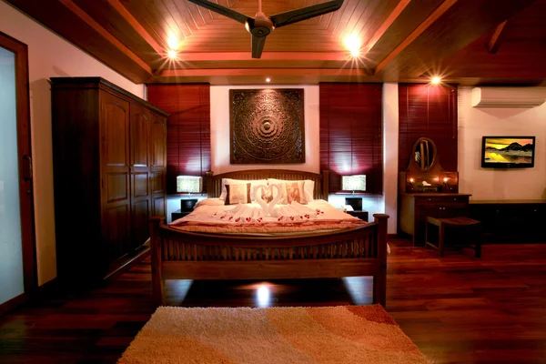 Modern master bedroom interior. — Stock Photo, Image
