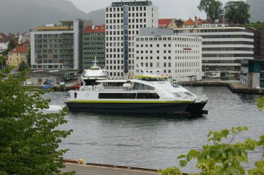 bergen Limanı kıyı fastcraft başlamaktadır