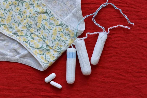 Woman tampons as a means of intimate hygiene