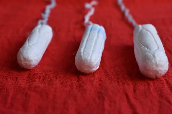 Woman tampons as a means of intimate hygiene