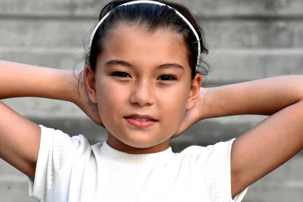 Cute Asian Child Girl — Fotografia de Stock
