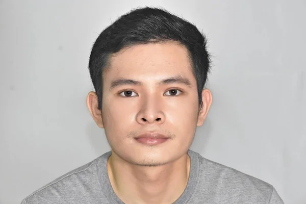 Volwassen Aziatische Man Met Gladde Huid — Stockfoto