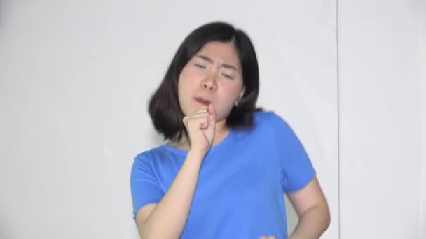 Asian Woman Singing Dancing — Vídeos de Stock