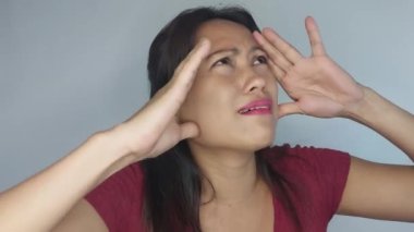 A Stressed Adult Female With Headache