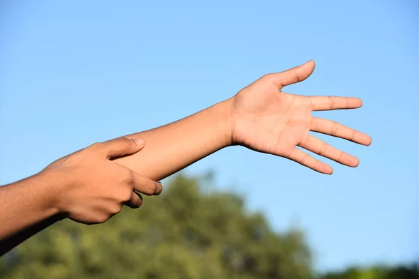 Female Arm Hand Pain — Foto Stock