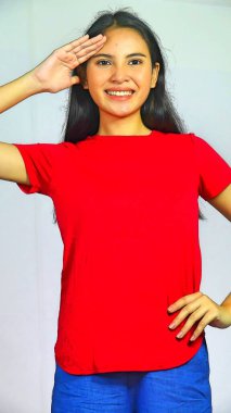 Sivil Asyalı Kadın Selamlaması