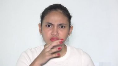 Diverse Woman Silence And Zipping Her Mouth Isolated