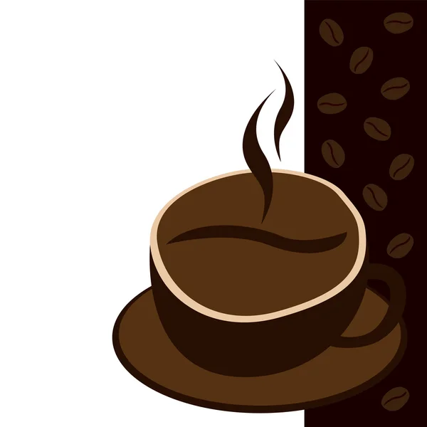 Koffiekopje — Stockvector