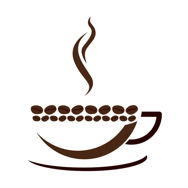 Taza de café diseño — Vector de stock