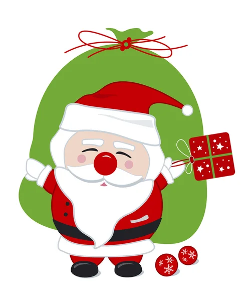 Santa Claus Design For Christmas — Stock Vector