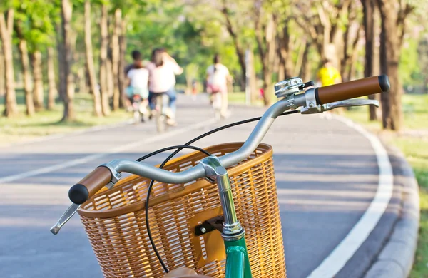 Cykel i parken — Stockfoto