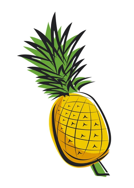 Дизайн ананаса — стоковый вектор