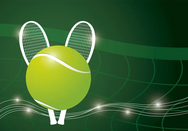 Tennis background design — Stock Vector