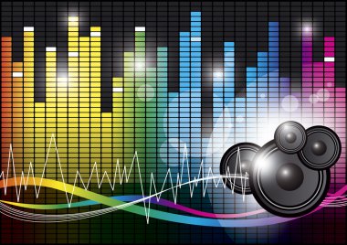 müzik arka plan tasarımı