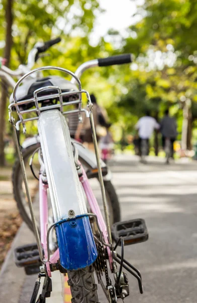 Fahrrad im Park — Stockfoto