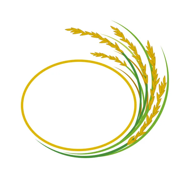 beyaz zemin üzerine pirinç tasarım