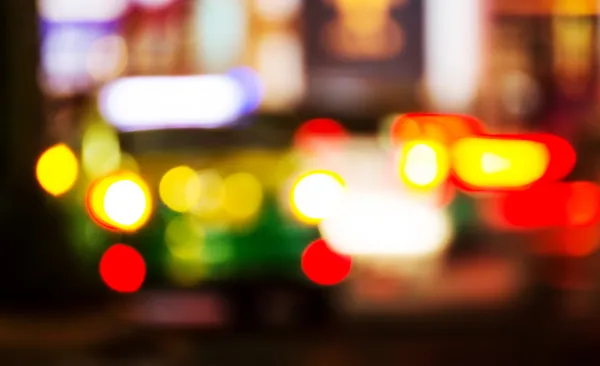 Night traffic. Motion blur. — Stock Photo, Image