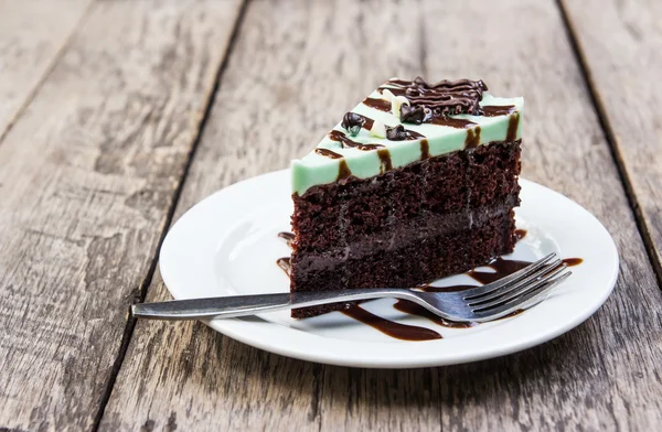 Mint choholate cake — Stock Photo, Image