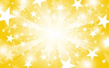 Kopyalama alanı olan yıldız ve ışık afişi