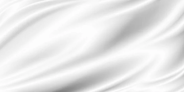 White Luxury Fabric Background Copy Space Illustration — Stockfoto