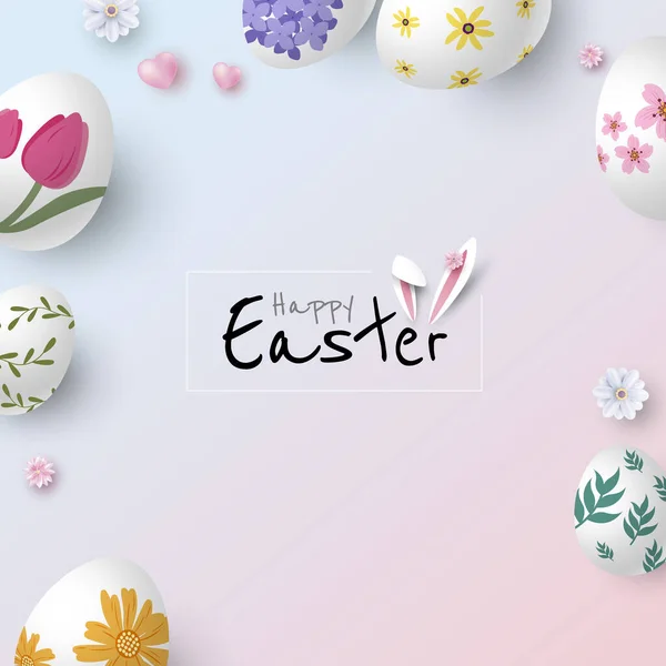 Easter Banner Design Vector Illustration — Stock Vector