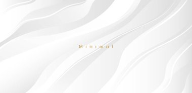 Fotokopi alanı vektör illüstrasyonlu soyut dalga arkaplan tasarımı