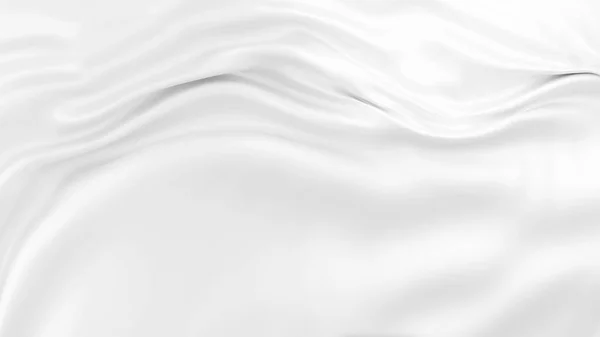 White Luxury Fabric Background Copy Space Render — Stock Photo, Image