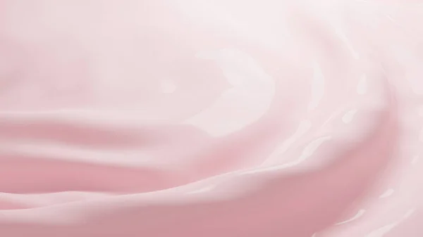 Rosa Textura Creme Cosmético Fundo Renderização — Fotografia de Stock