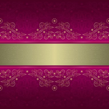 süslü çiçek seamless modeli üzerinde pembe bir adam ile şablonu