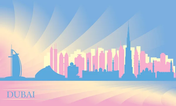 Dubain kaupungin Skyline — vektorikuva