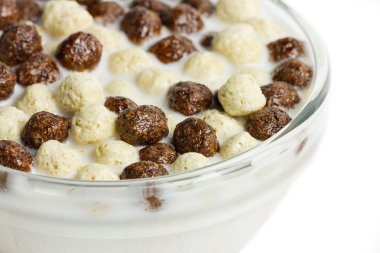 corn-flakes süt cam plaka