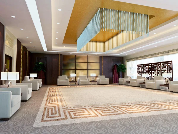 3D büyük Resepsiyon Oda iptal