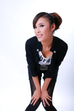 çekici bir genç kadın