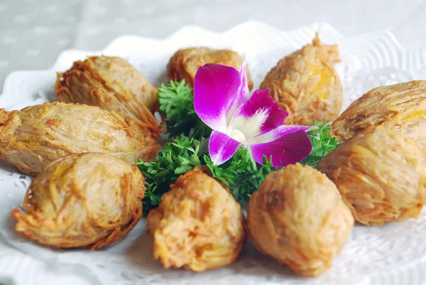 Stekt Rädisa bollen — Stockfoto