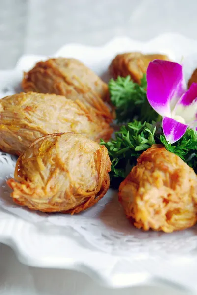 Stekt Rädisa bollen — Stockfoto