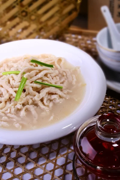 Alimentos em tiras de lombo de porco chinês — Fotografia de Stock