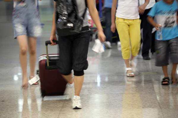 O passageiro no aeroporto — Fotografia de Stock