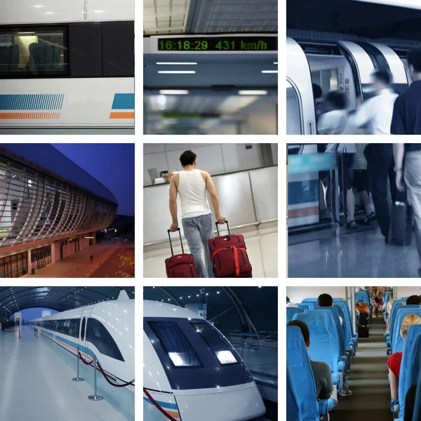 Il più recente treno Maglev in Cina Foto Stock