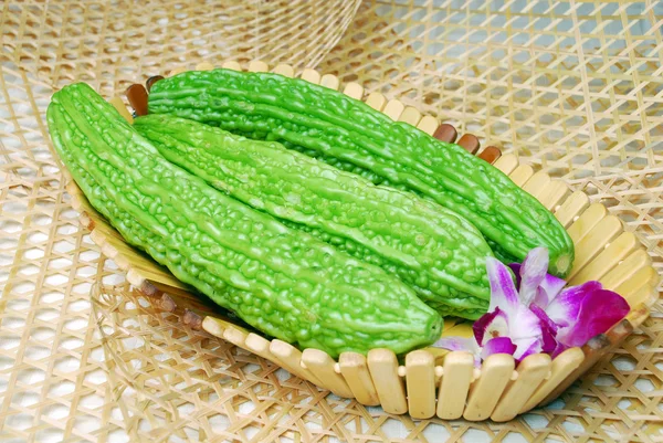 Voedsel in china--balsam pear — Stockfoto