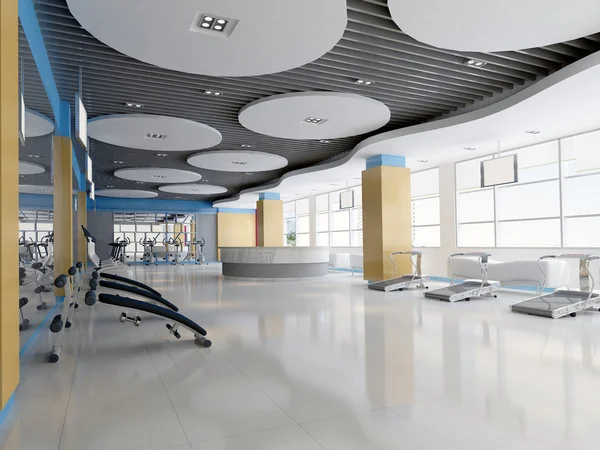 3D kapalı spor salonu