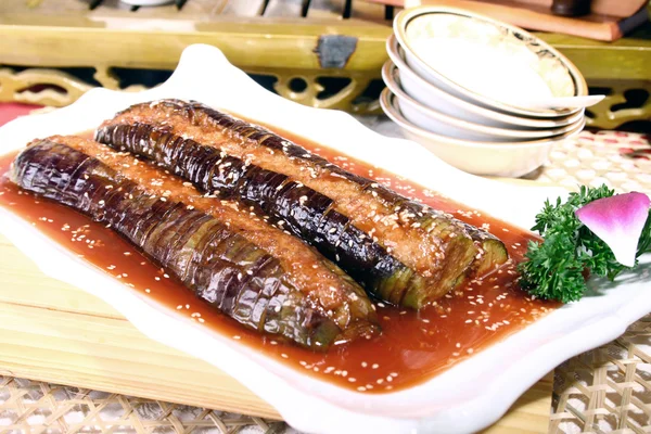 Çin lezzetli yemek--patlıcan