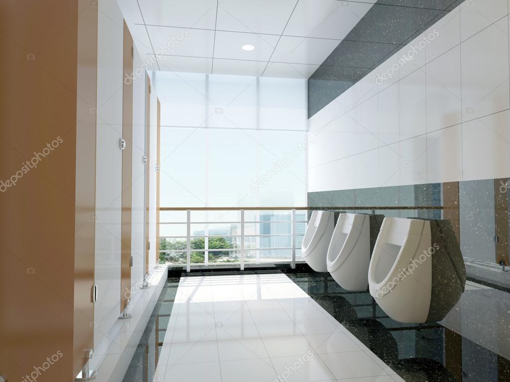 3d public bathroom