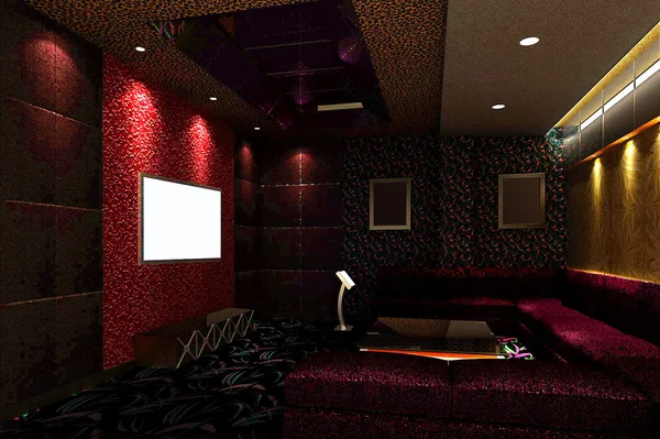 Salle de club 3D, hall — Photo