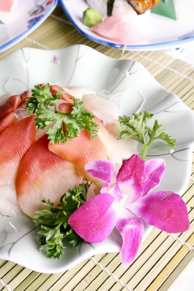 Chiny jedzenie skorupiaków sashimi — Zdjęcie stockowe